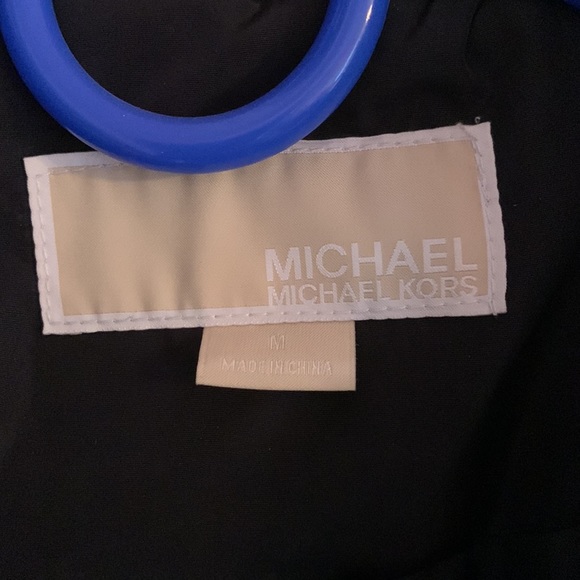 Medium Navy Blue Michael Kors Down Coat - Picture 6 of 6